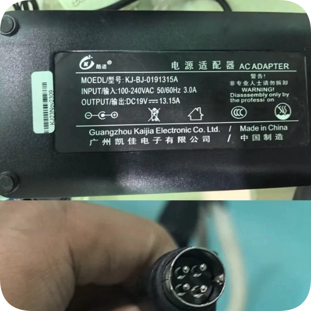 *Brand NEW* Cool road power adapter ACADAPTER model KJ-BJ-0191315A output DC19V 13.15A Power Cable Fit for Coo *Brand NEW* Cool road power adapter ACADAPTER model KJ-BJ-0191315A output DC19V 13.15A Power Cable Fit for Coo